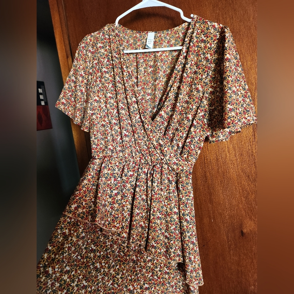 Flamingo Dress Small